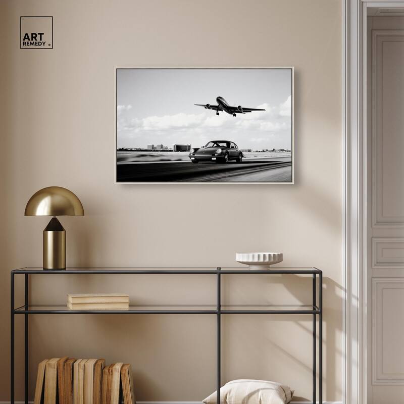 Sports Car Takeoff Canvas by Art Remedy