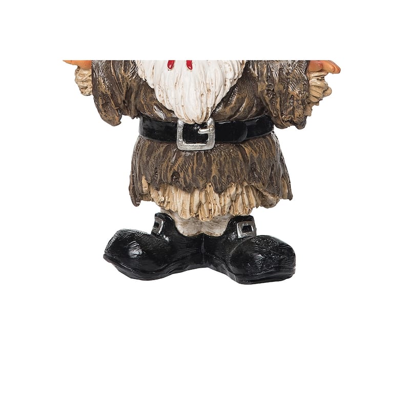 Gnome w/Pumpkin Head Halloween Figure