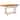 vidaXL Folding Patio Table 63"x33.5"x29.5" Solid Eucalyptus Wood