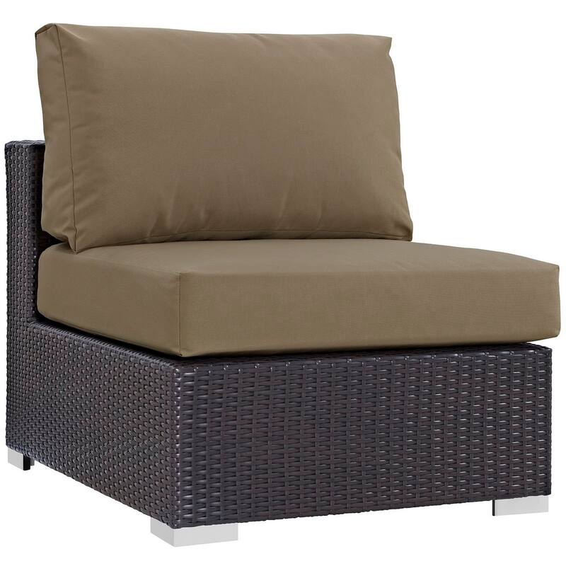 Convene Outdoor Patio Armless - Espresso Mocha