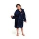 preview thumbnail 3 of 3, Sweet Kids 100% Polyester SUPER PLUSH Double Brushed Hooded Bathrobe - BOAT