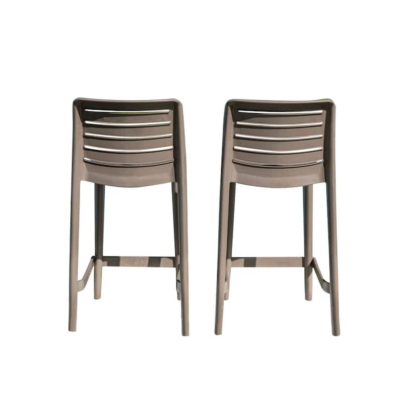 Leva Set of 2 Counterstools - Cappucino