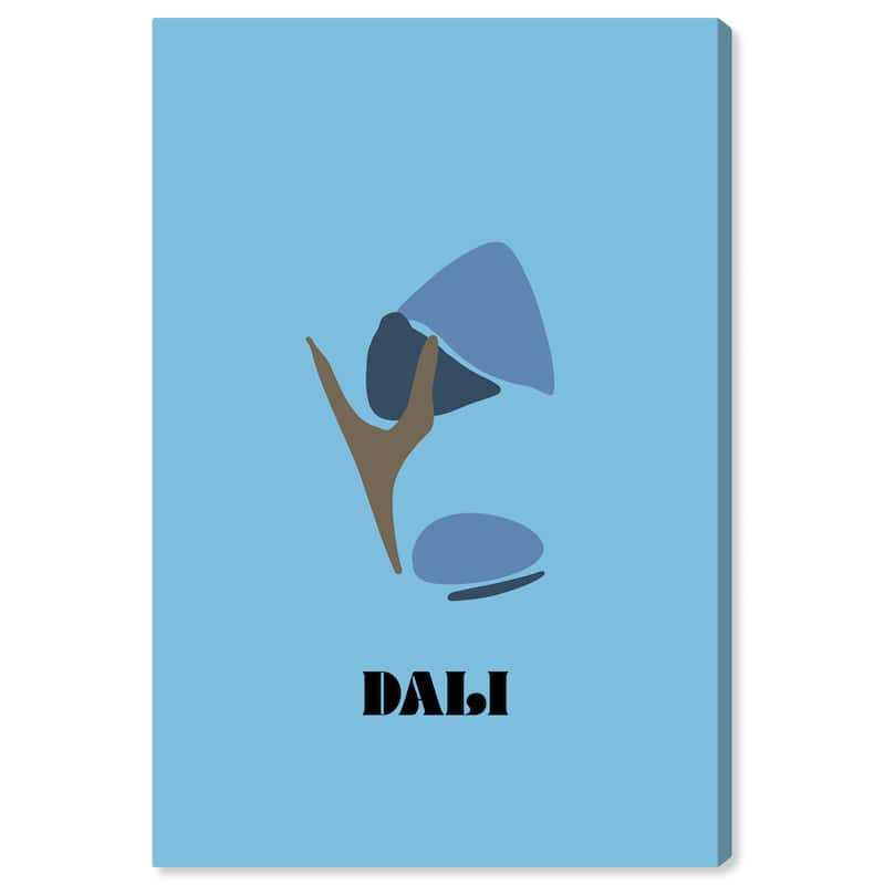 Wynwood Studio Canvas World and Countries Salvador Dali Summary Blue and Modern & Contemporary Wall Art Canvas Print