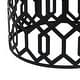 preview thumbnail 5 of 5, Adeco Set of 2 Round Metal Nesting Side End Tables Set - set of 2