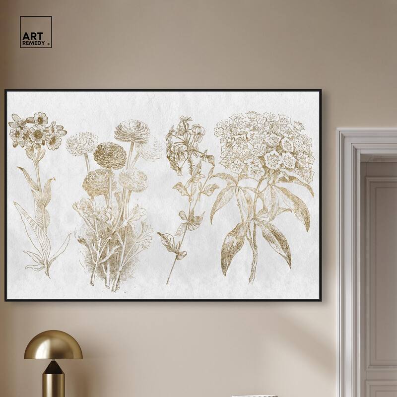 Floral Selection Quad Canvas by Art Remedy