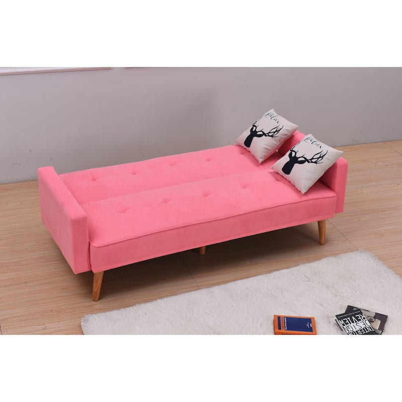 Modern Adjustable 3-position Sleeper Sofa Futon