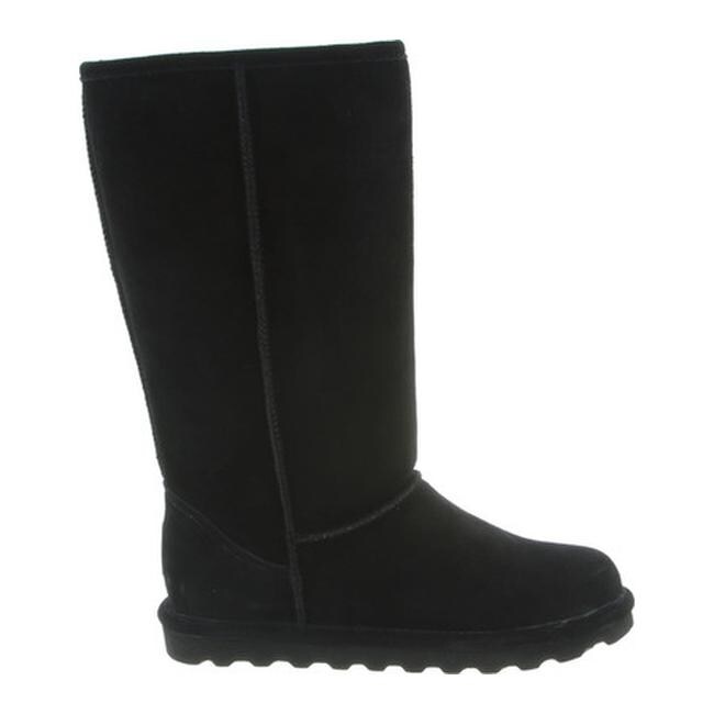 Shop Bearpaw Women S Elle Tall Boot Black Ii Suede Overstock 22973509