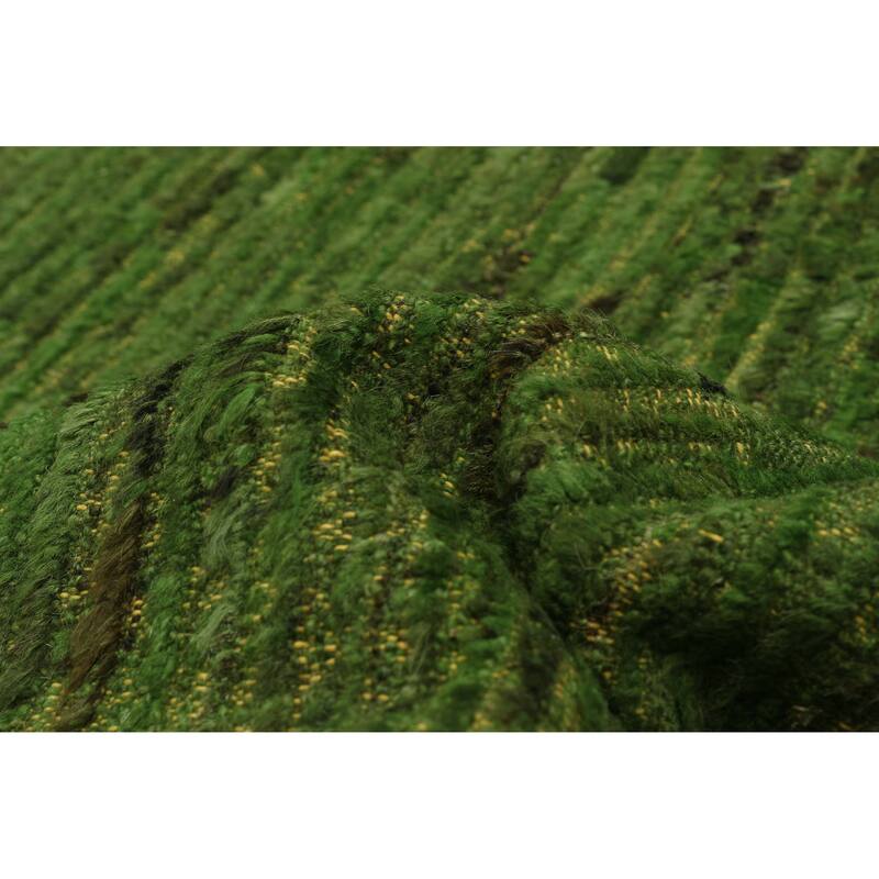 ECARPETGALLERY Hand-knotted Finest Peshawar Ziegler Lime Wool Rug - 10'6 x 12'6