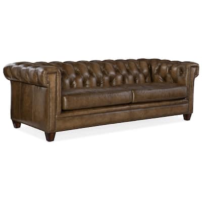 Chester Tufted Stationary Sofa - 94.5"W x 31.5"H x 41"D