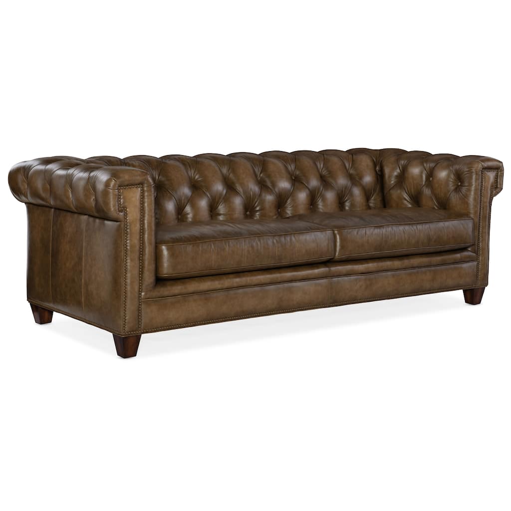 Chester Tufted Stationary Sofa - 94.5"W x 31.5"H x 41"D