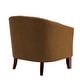 preview thumbnail 85 of 90, Axia Barrel PU Leather Accent Chair with Nailhead Trim