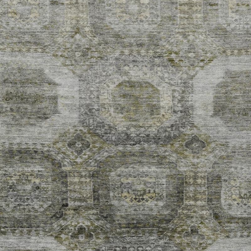 HomeRoots Medallion Transitional Rectangle Outdoor Rug
