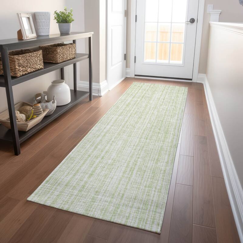Premium Washable Super Soft Striped Mayfield Rug - Mint - 2' 3" x 7' 6"