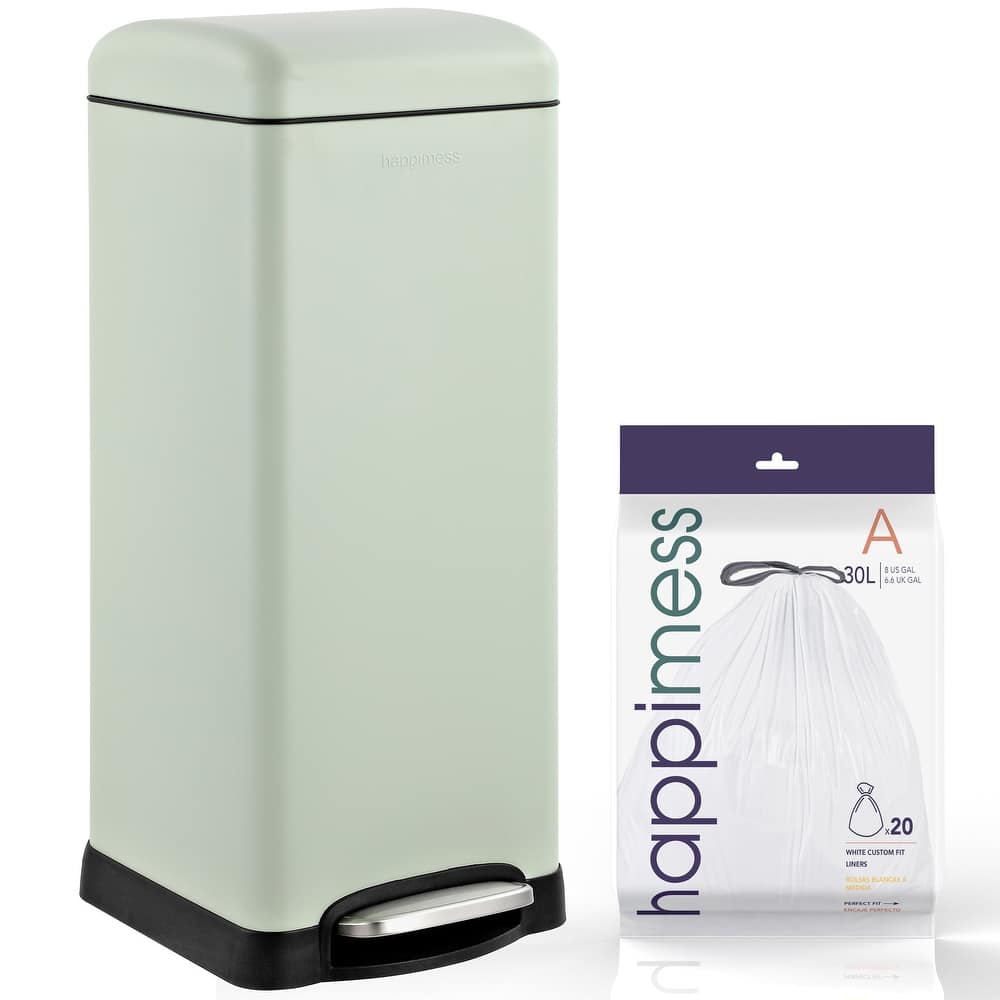 happimess Betty Retro 8-Gallon Step-Open Trash Can