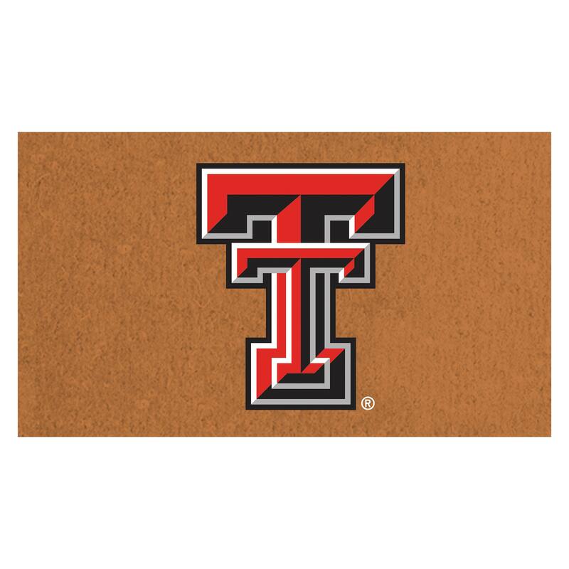 Texas Tech University Full Color Indoor/Outdoor Coir Mat - 28" x 16"