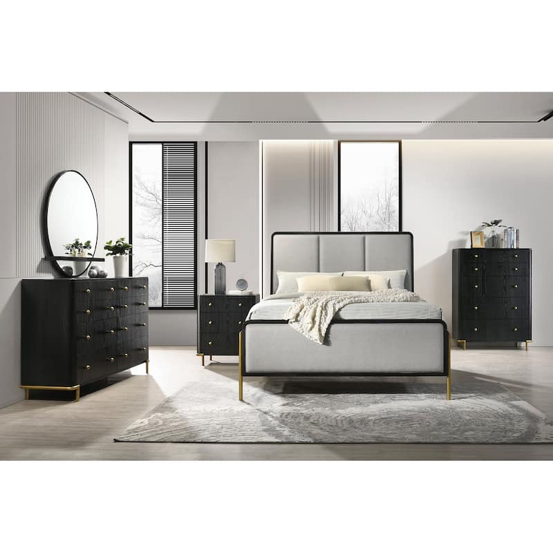 Arini 5-Piece Upholstered Panel Bedroom Set