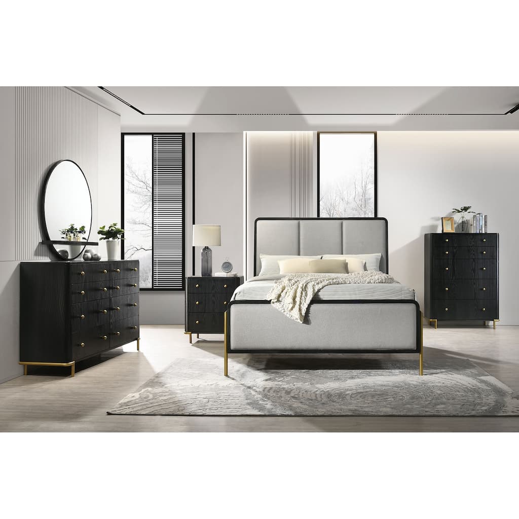 Arini 5-Piece Upholstered Panel Bedroom Set