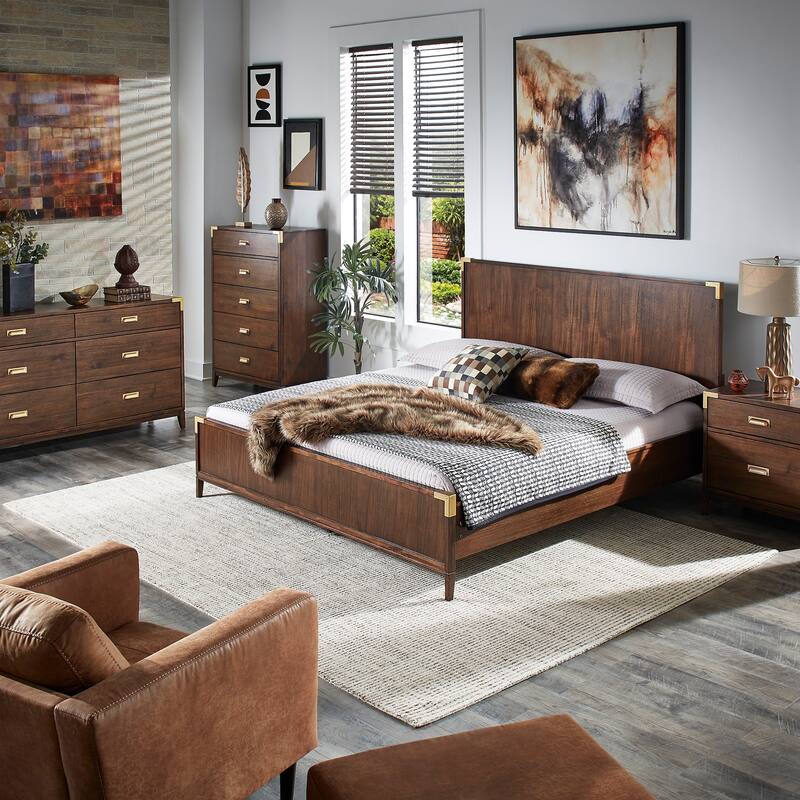 Khourush 26" Wide 2 - Drawer Campaign Nightstand by iNSPIRE Q Modern
