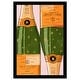 preview thumbnail 2 of 20, Oliver Gal 'Shiny Champagne' Drinks and Spirits Wall Art Framed Print Champagne - Green, Orange