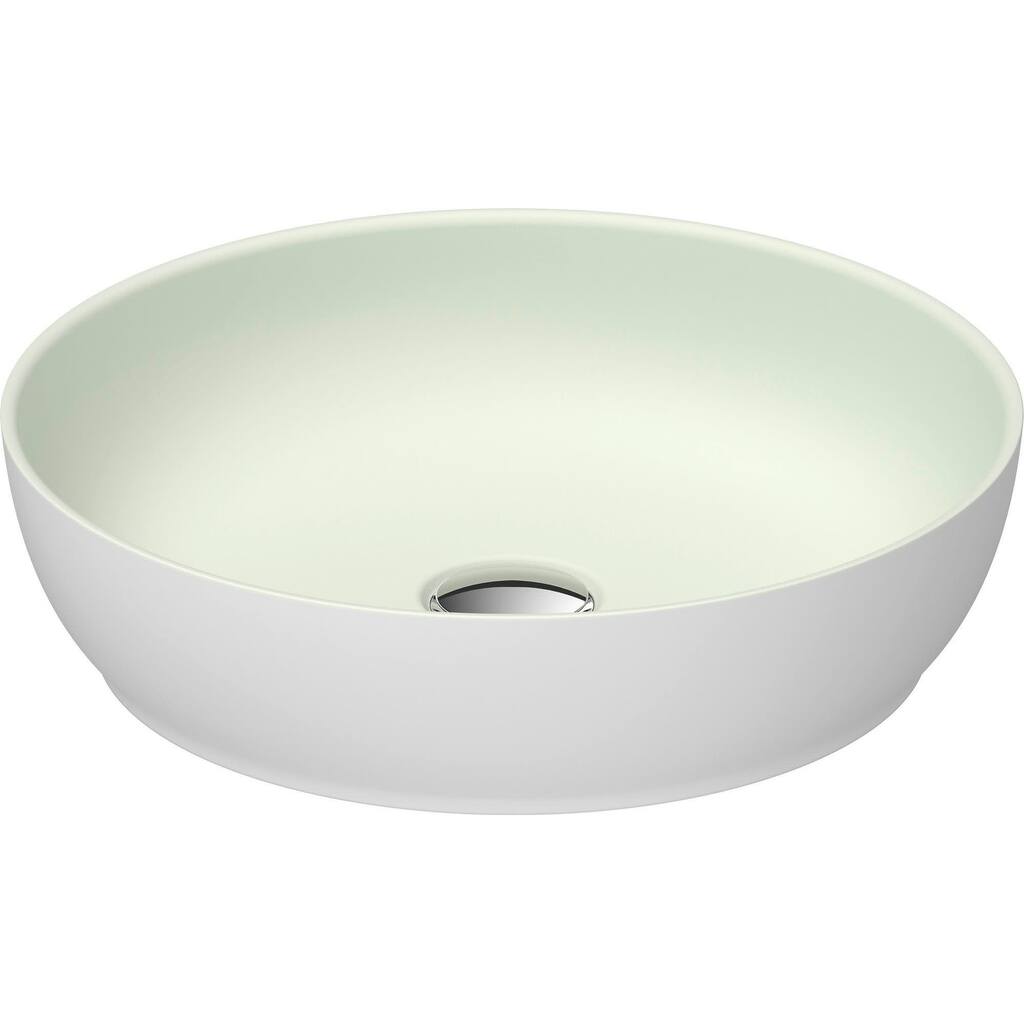 Duravit 26600000-0HOLE Sivida 15-3/4" Circular Solid Surface Vessel
