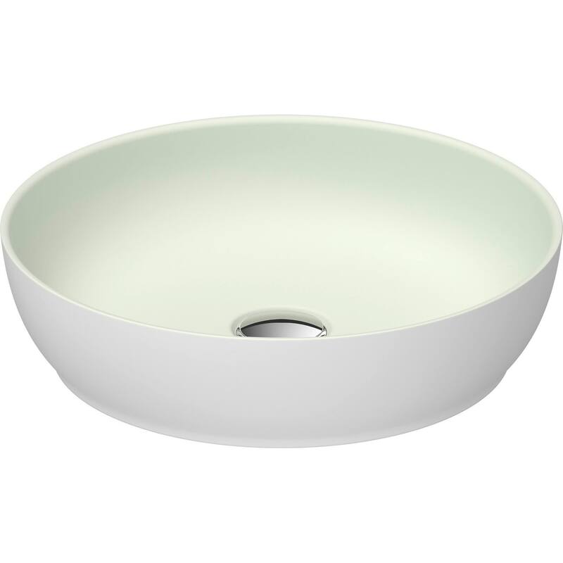 Duravit 26600000-0HOLE Sivida 15-3/4" Circular Solid Surface Vessel