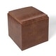 preview thumbnail 11 of 92, WYNDENHALL Townsend 17 inch Wide Contemporary Square Storage Ottoman
