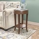 preview thumbnail 13 of 15, COSIEST 2-Tier Round Accent End Table with Shelf