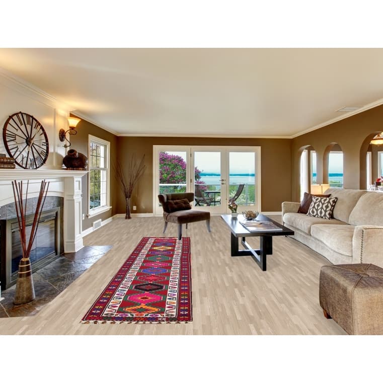 Anatolian Turkish Runner Rug Hand-Knotted Wool Carpet - 2'9"x 12'1"