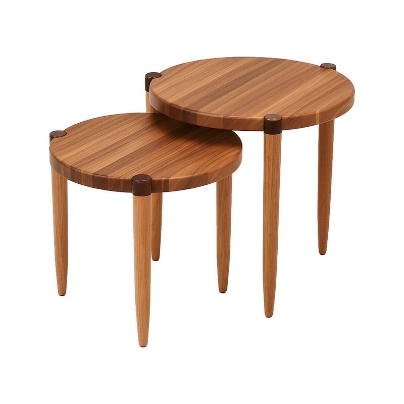 Leick Home 2-Pack Redonda Bay Side Tables