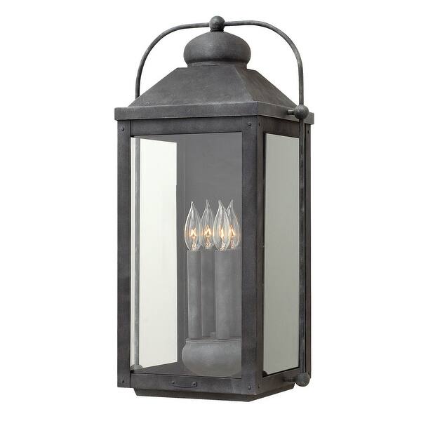 Shop Hinkley Lighting 1858 Anchorage 4 Light 25 Tall Heritage Outdoor Wall Overstock 12962625