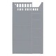 preview thumbnail 20 of 18, Twin Size Wood House Loft Bed with Ladder and Wardrobe, Grey