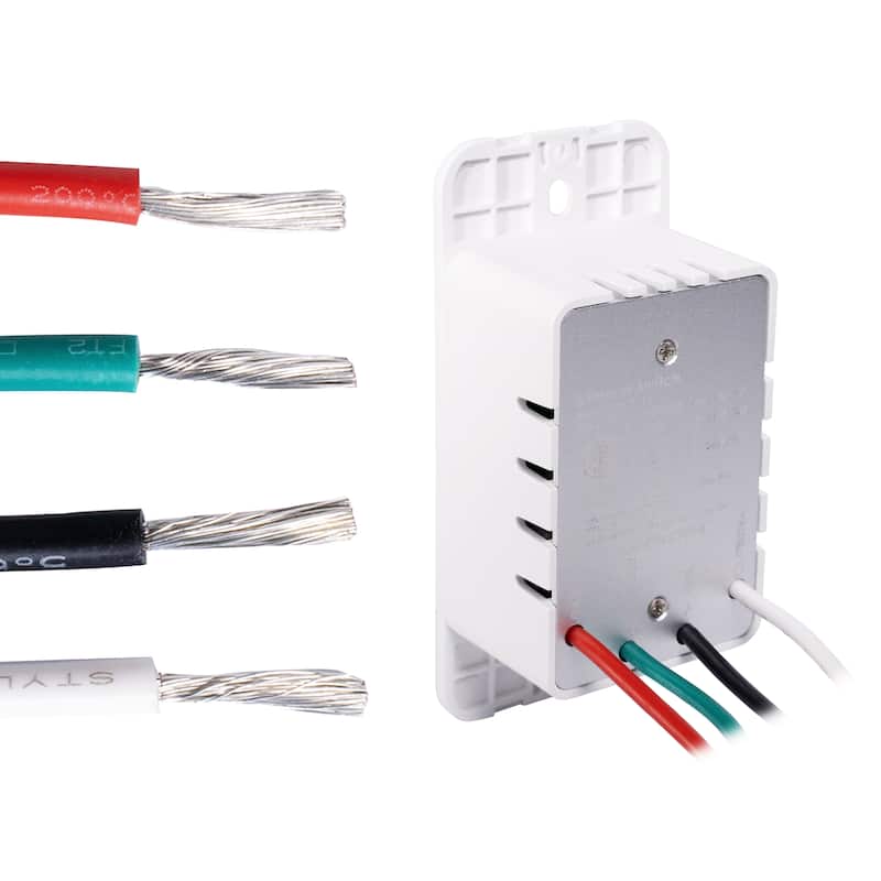 Smart Ligting LED Display Dimmer Switch - WiFi Remote App Control; No Hub Required by JONATHAN Y - White