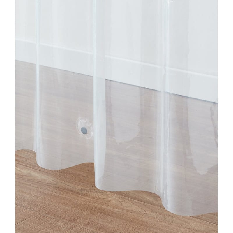 Dainty Home Heavy Weight Shower Curtain Liner With Weighted Hem