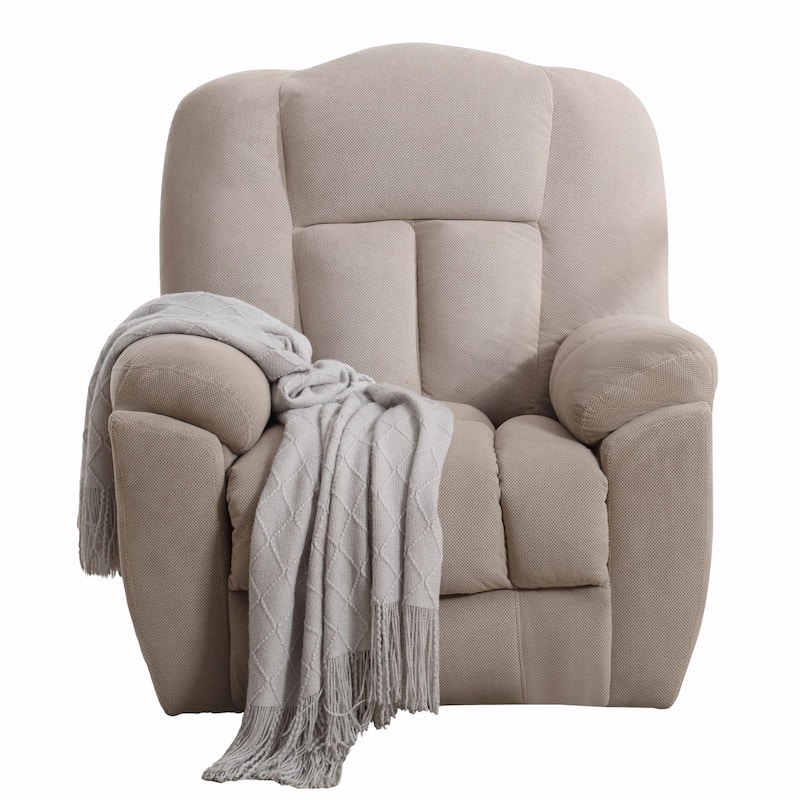 Power Lift Recliner Chair with Heat, Massage, USB Port - Beige