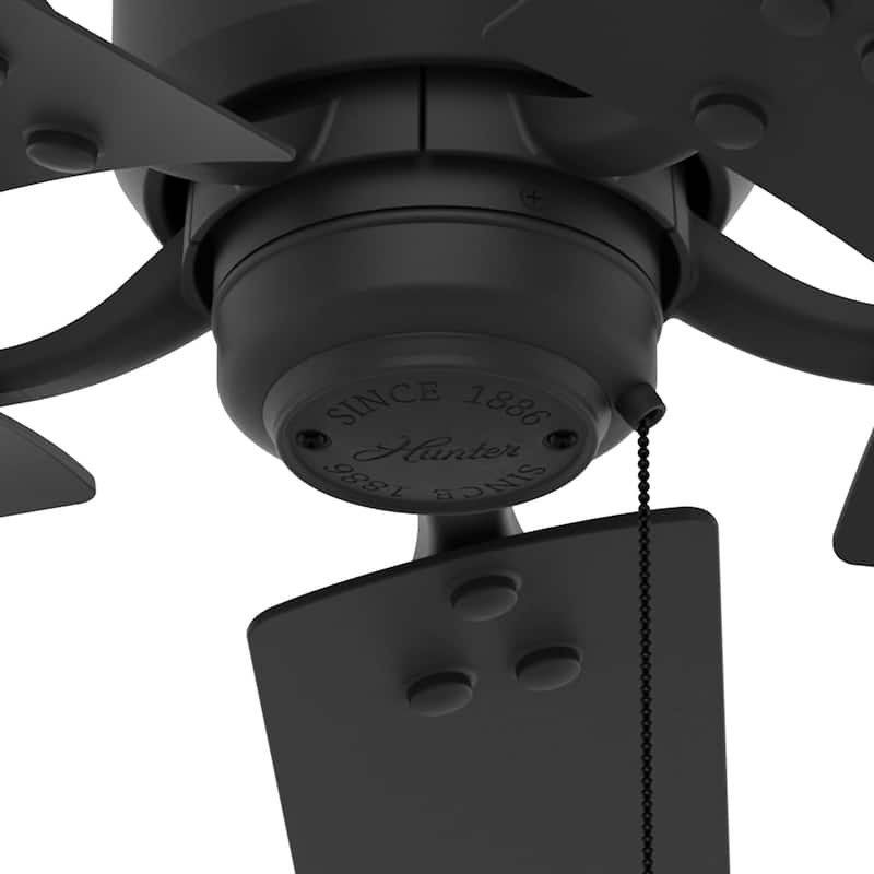 Hunter 52" Windbound Outdoor Ceiling Fan with Pull Chain - Damp Rated!