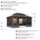 preview thumbnail 21 of 62, PURPLE LEAF Double Top Outdoor Sunroom Screen House Patio Hardtop Gazebo