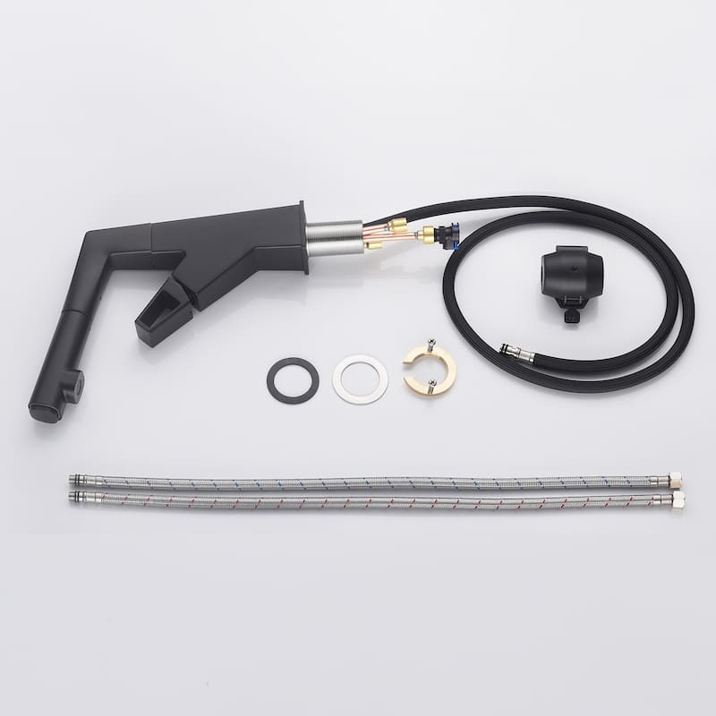 Pull Out Swivel Single Hole Bathroom Faucet