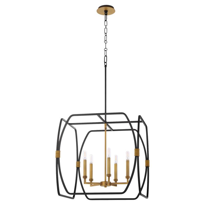 Quorum International 881-5 Bishop 5 Light 22" Wide Taper Candle