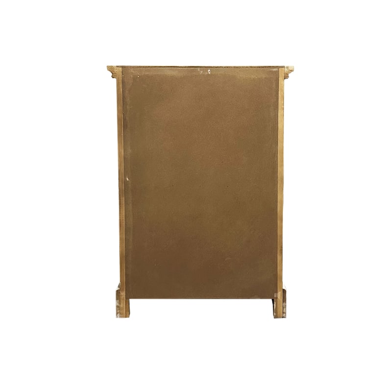 Farmhouse Wood Storage Cabinet with Arched Door and Shelf