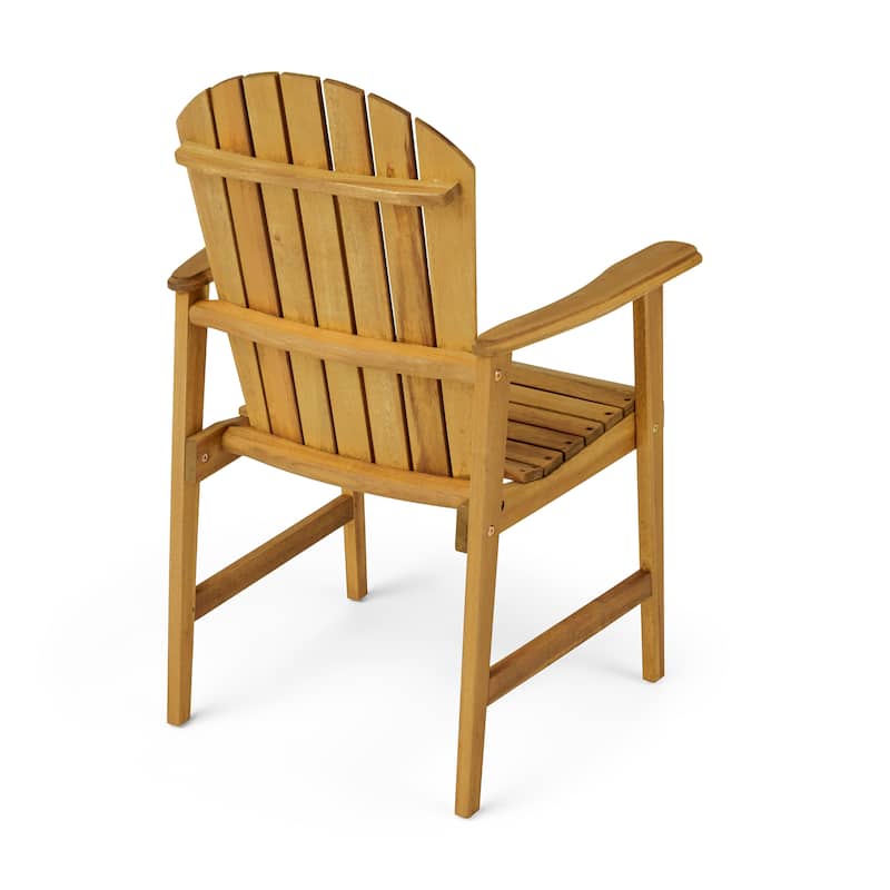 Classic 2 Piece Patio Wooden Adirondack Chairs for Multiple Scenarios