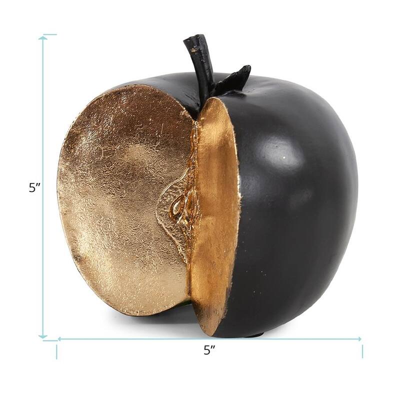 Gilded Apple - 31.3/4H x 12.5W x 4.5D