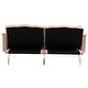 preview thumbnail 56 of 115, Velvet Loveseat Sofa Bed with 2 Pillows, Mid Century 2-Seat Couches Convertible Sofa Bed for Living Room, Bedroom,Office