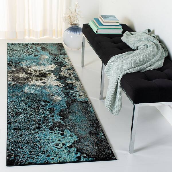 Shop Safavieh Glacier Liliana Watercolor Modern Abstract Rug On