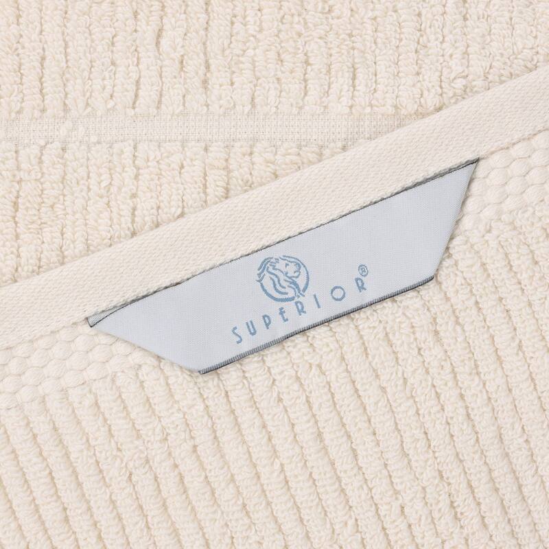 Superior Milo Smart Twist Viscose Cotton Blend Bath Towels, Set of 2