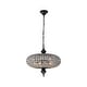 preview thumbnail 32 of 95, Retro French 4/5-Light Antique Brass Globe Crystal Chandelier for Living/Dining Room