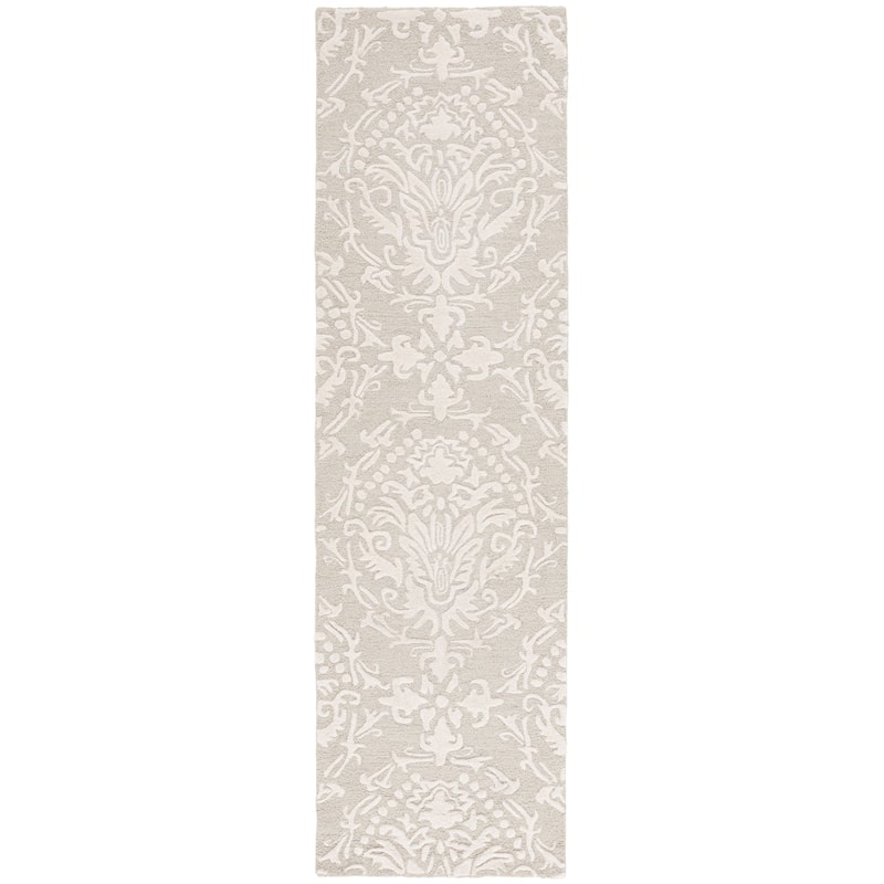SAFAVIEH Handmade Blossom Ambroisine Modern Floral Wool Rug
