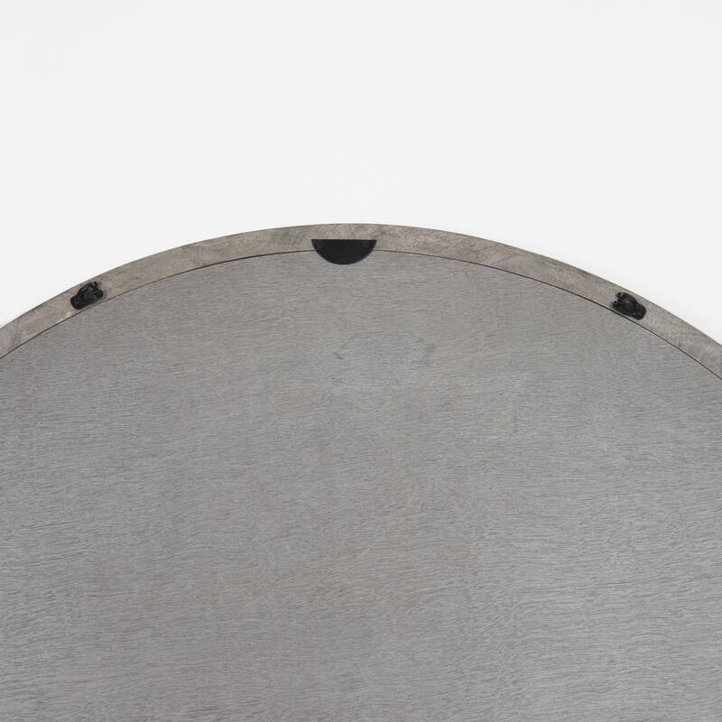 Gambit Solid Wood Frame Large Round Mirror - 46" x 46"