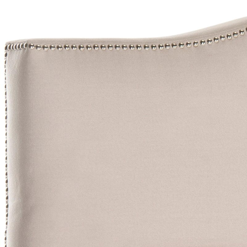 SAFAVIEH Ashlie Upholstered Camelback Headboard