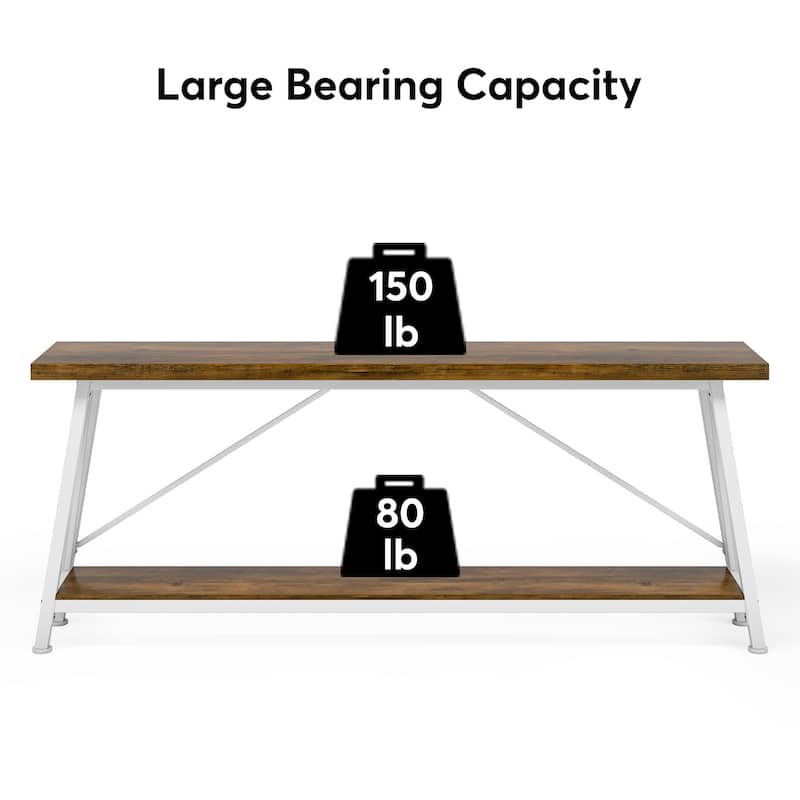 70.9 Inches Long Narrow Sofa Table Behind Couch for Entryway