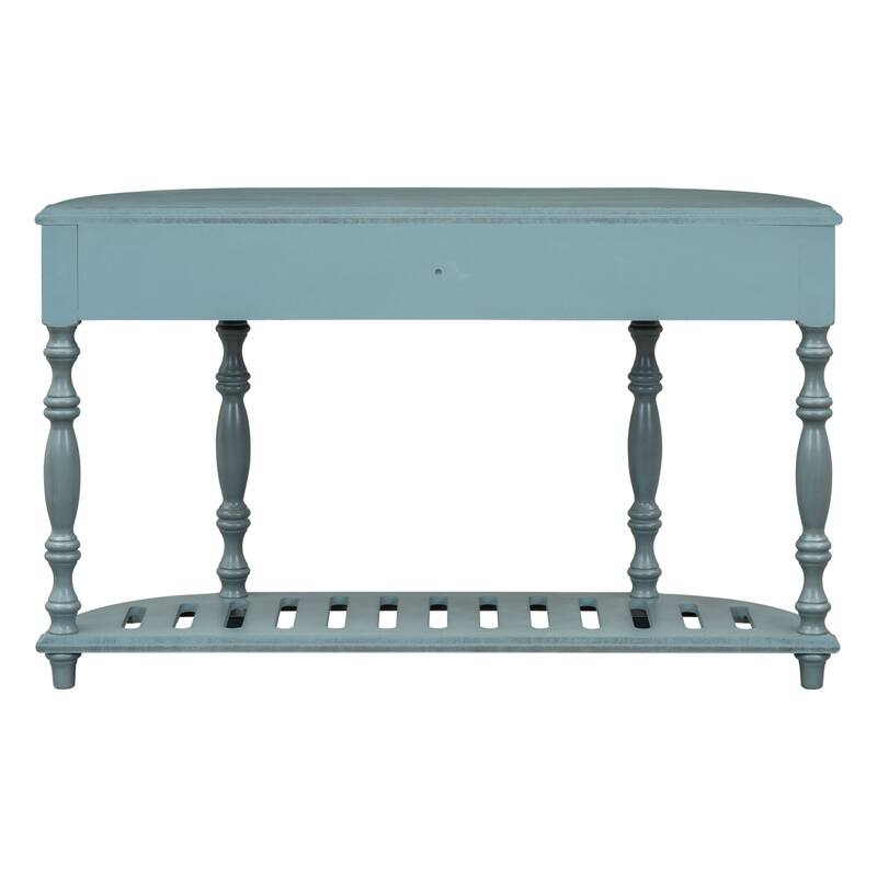 Vintage Carved, Roman Legs Combined Entry Table